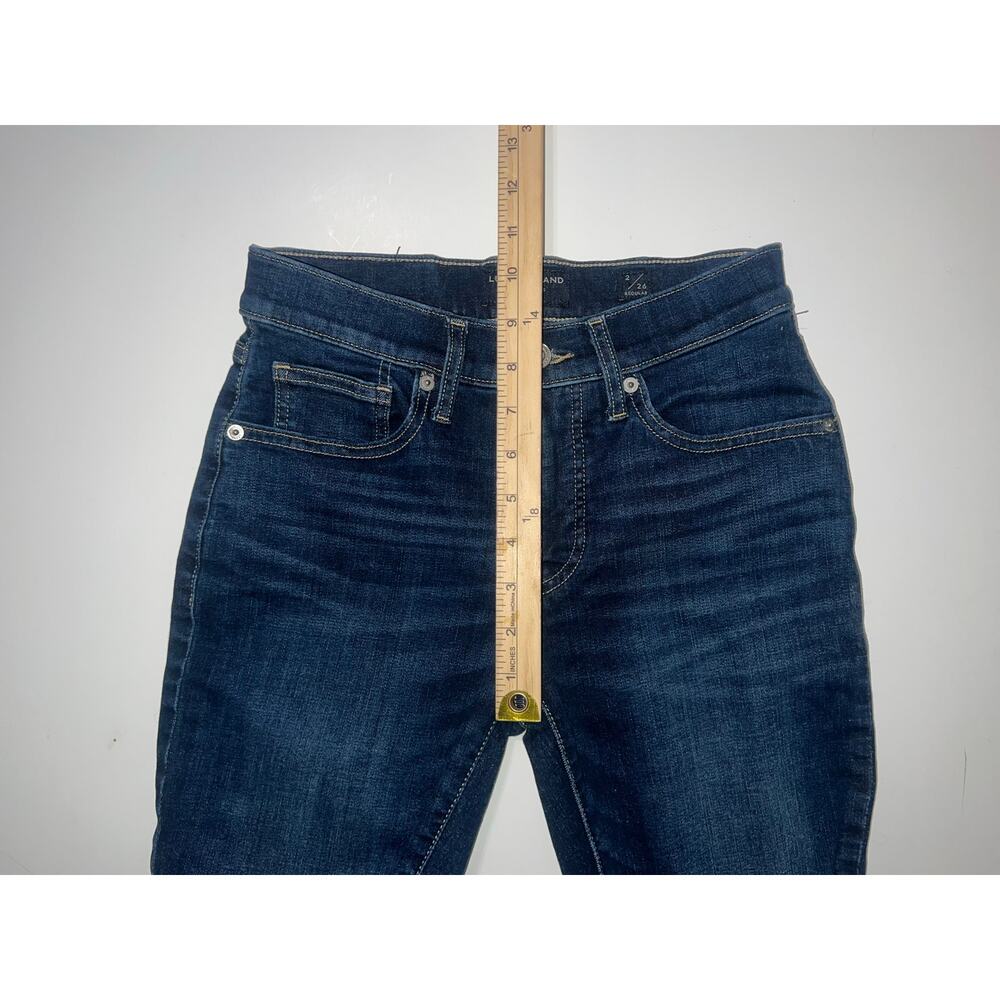 Lucky brand women’s mid rise skinny AVA blue jeans 3 - Picture 6 of 13